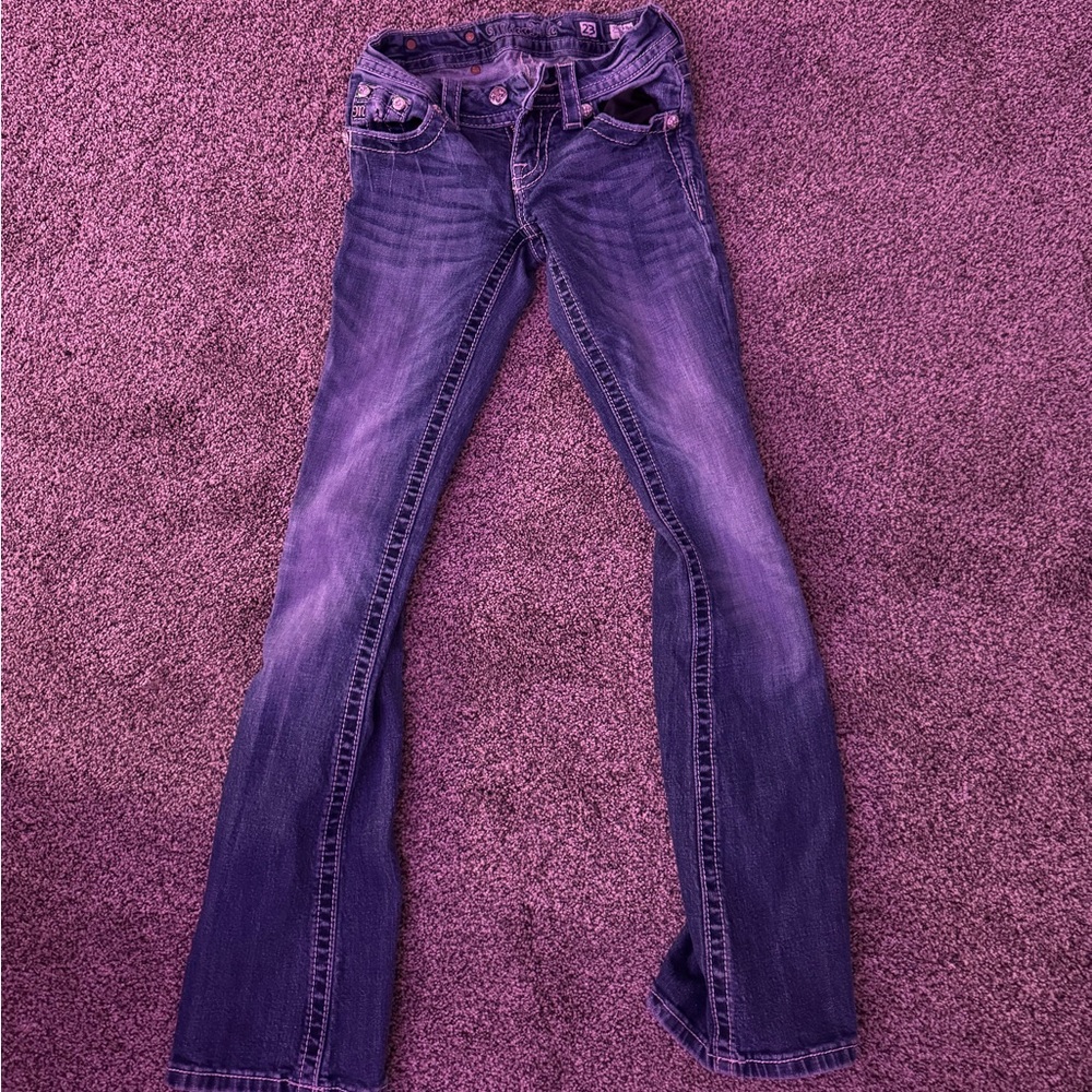 Miss Me Dark Blue Boot Cut Jeans